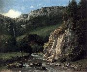 Gustave Courbet Stream in the Jura Mountains Sweden oil painting artist